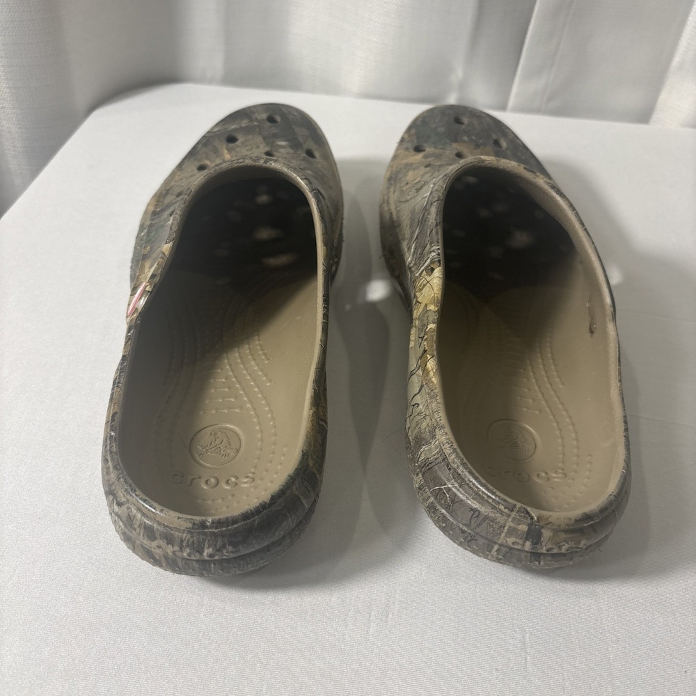 Crocs Freesail Realtree Camo Mules Slip On Shoes Women's Size 10 Comfort - Picture 4 of 9